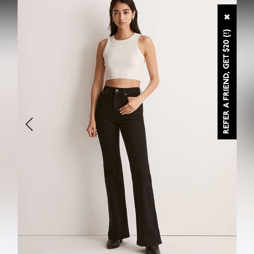 Madewell The Perfect Vintage Flare Jean in Sherborn Wash